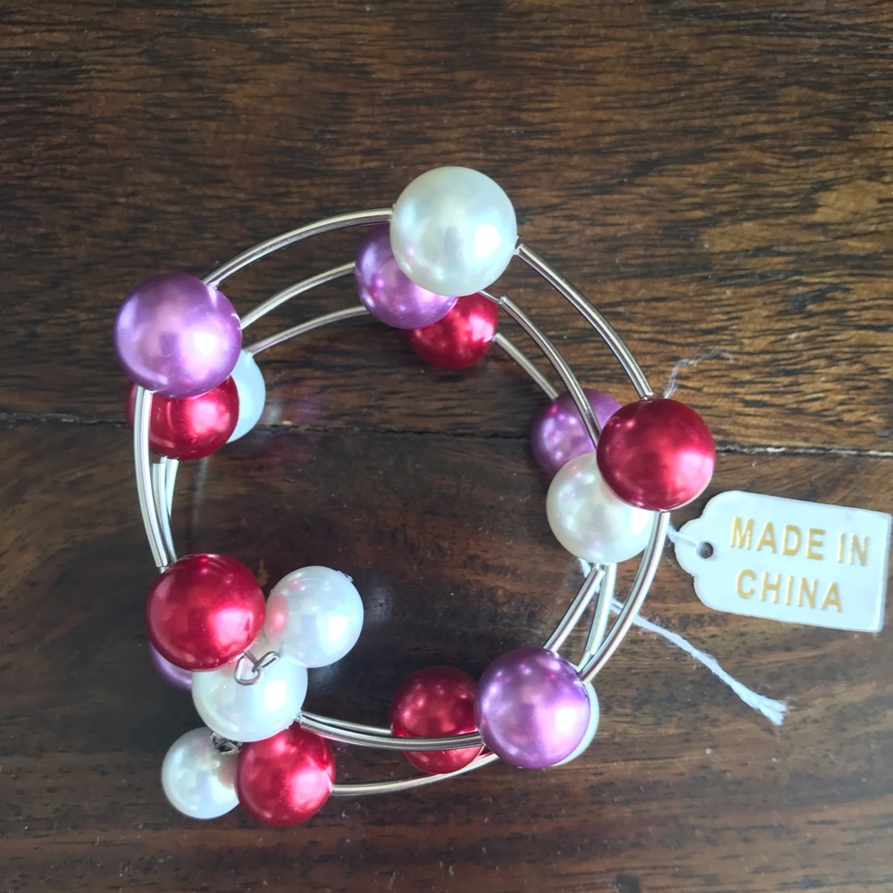 Pearl wraparound bracelet